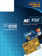 Solicitud Tarjeta Crédito Banco Activo - Notilogia