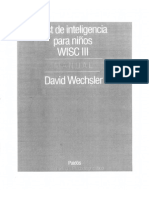 Test de Inteligencia para Niños WISC III PDF