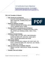 2013-01TD14 Live Exam Detailed Objectives v 1.7