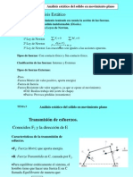 Análisis Estático Del Sólido en Movimiento Plano