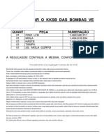 Manual de Regulagem KKSB e Referência Peças para Isolamento