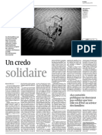FR - Un Credo Solidaire - Le Temps, 13 Novembre 2014