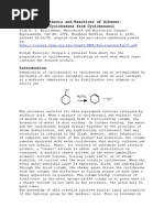 Cyclohexanol To Cyclohexene