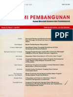 Jurnal Ekonomi Pembangunan Vol. 12 No. 1 Juni 2011 ISSN 1411-6081