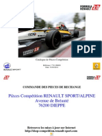 Catálogo Fórmula Renault 2010
