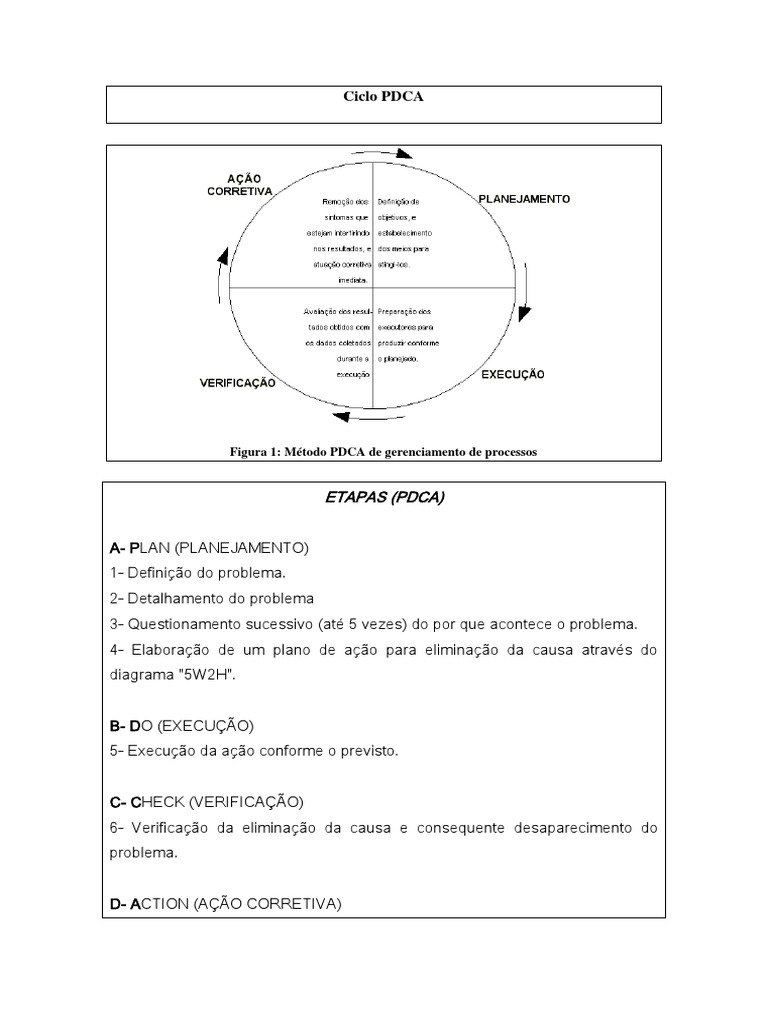 PDCA e SDCA PDF
