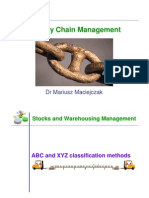 Supply Chain Management: DR Mariusz Maciejczak