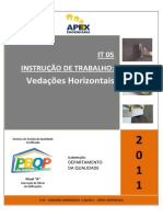 IT 05 - Vedações Horizontais v.00-2011