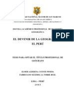 El Devenir de La Geografia en El Peru PDF