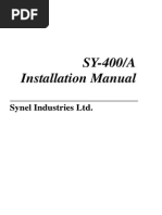 Sy 400 A Install