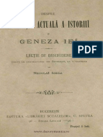 Concepţia Actuală A Istoriei Şi Geneza Ei - Nicolae Iorga