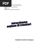 Referat Infractiune Noul Cod Penal