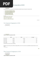 DuPont Analysis On JNJ