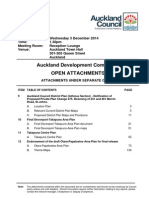 Auckland Development Committee Addendum Agenda December 14