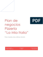 Plan de Negocios Pizzeria