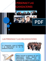 Las Personas y Las Organizaciones