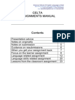 Assignments Manual CELTA