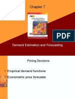 7 Demand Estimation & Forecasting