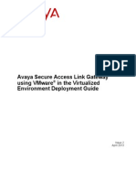 Avaya Secure Access Link Gateway Using VMware® in The Virtualized Environment Deployment Guide PDF