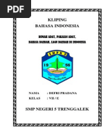 Bahasa Daerah 34 Propinsi