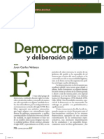 Democracia y Deliberación Pública - CONFLUENCIA XXI 6 2009