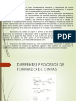 Proceso de Formado Cintas