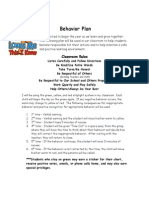 Behavior Plan Letter Parent Copy 2014-2015