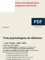 Des Approches Interdisciplinaires À La Perspective Actionnelle PDF