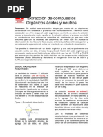 Lab 1 Extraccion Compuestos Organicos Acidos, Basicos y Neutrales - Copia