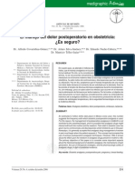 El Manejo Del Dolor Postoperatorio en Obstetricia