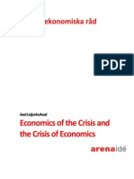 Axel Leijonhufvud Economics of The Crisis and The Crisis of Economics