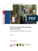 Panduan Inventarisasi Karbon Hutan Rawa Gambut