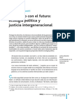 En Dialogo Con El Futuro. Ecologia Politica y Justicia Intergeneracional J Beneite Marti