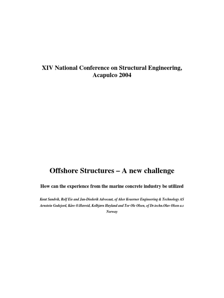 Offshore Structures PDF | PDF | Offshore Drilling | Deep Foundation