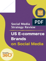US E-commerce brands on Social Media