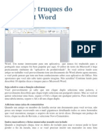 10 Dicas e Truques Do Microsoft Word