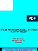 Amit Chatterjee - Sponge Iron Industry in India - Scope For Clean Technology, Durgapur, March 26, 2009