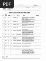 Piping Material Specification - EIL