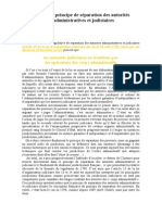 Autour Du Principe de Separation Des Autorites Administratives Et Judiciaires1200519811.1224531445