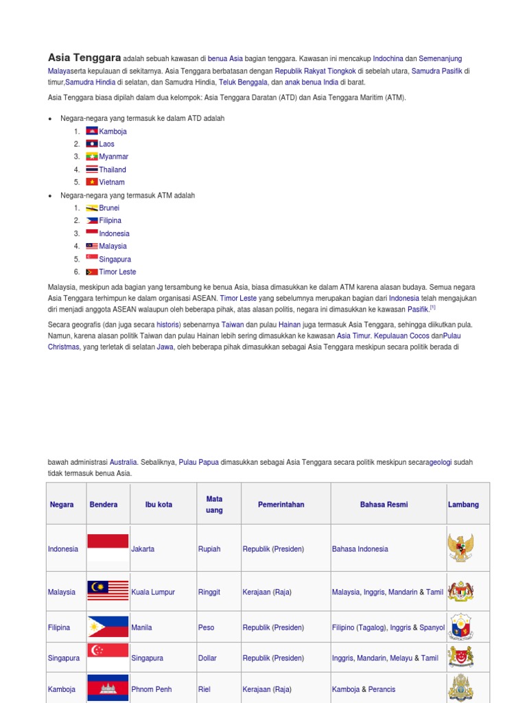 Asia Tenggara Pdf