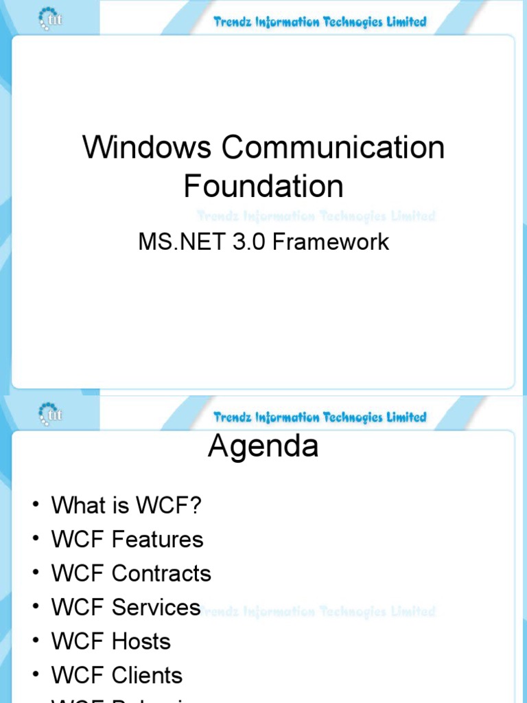 Windows Communication Foundation | PDF | Windows Communication ...