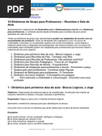 Dinamicas Para Professores