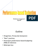 Performance Based Budgeting21