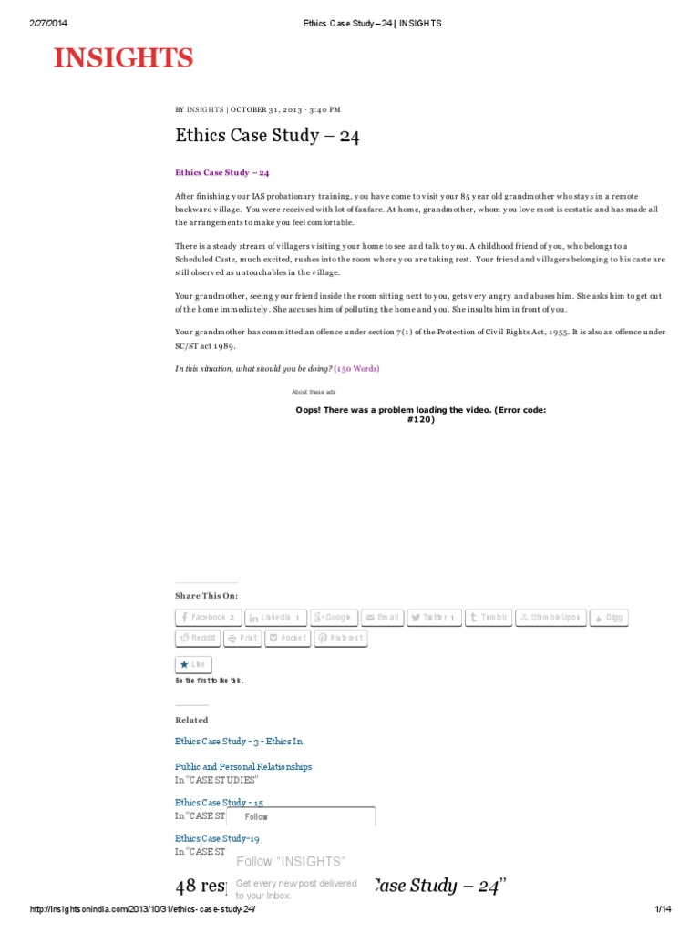 Hospitality ethics case study image