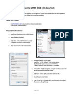 Updating The G74SX BIOS With EasyFlash