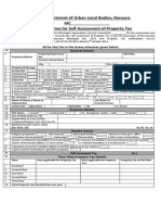 Self Declaration For Propertytax Self Assessment Pro Form A