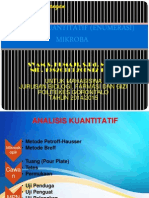 Analisis Kuantitatif Mikroba