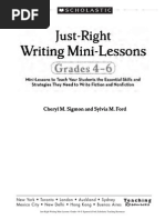 Download Just-Right Writing Mini Lessons - Gr 4 to 6 by mani522 SN248552767 doc pdf