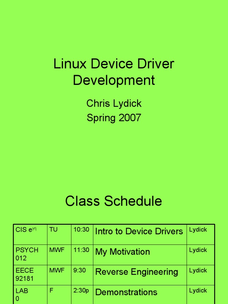 Master Linux Device Driver Development Pdf