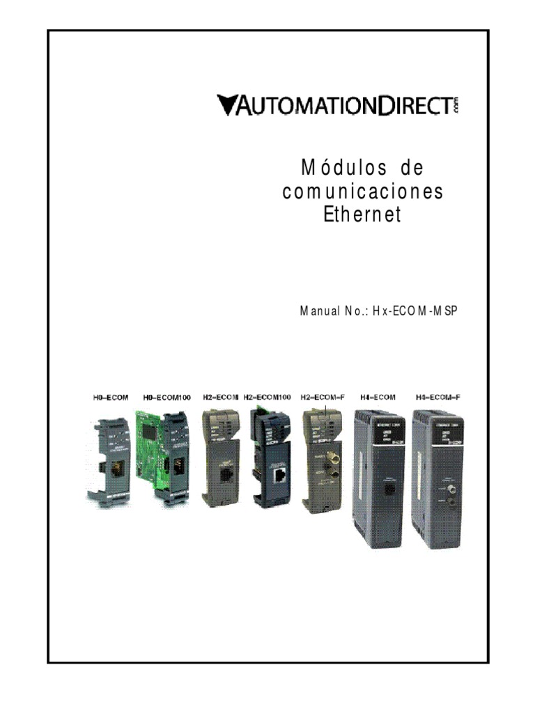 Módulos de Comunicaciones Ethernet | PDF | Ip Address | Computer Network